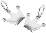 TOGEVAL 2Pcs Zinc Alloy Blank Dog Tags for Engraving Lightweight Pet Id Tags for Custom Messages Decorative Collar Accessories