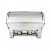 Chafer / Chafing Dish Roll Top Fuel Heated Buffet Warmer INCLUDES 1/1 Food Pan
