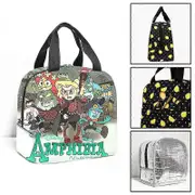 c786 Amphibia Children Lunch Bags Kids School Insulated Lunch Bag Portable Cooler Tote Food tbd786