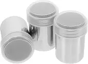 Powdered Sugar Shaker Stainless Steel Storage Jar Fine Mesh Flour Sifter for Baking