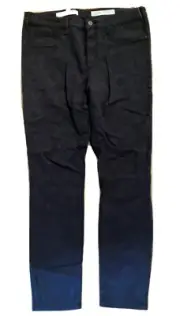Anthropologie Pilcro &the Letterpress Serif Textured Pants 31 BLACK,MSRP-$128