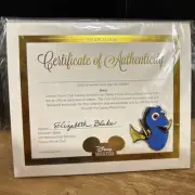 Disney Movie Club Exclusive Vip Pin w/Certificate of Authenticity - Dory