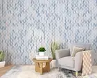 3D Blue Gray Shape Pattern Wallpaper Wall Mural Peel and Stick Wallpaper 319