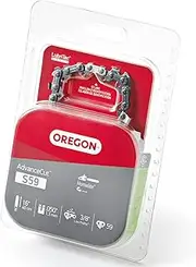 [Oregon] S59 AdvanceCut Replacement Chainsaw Chain for 16-Inch Guide Bars, 59 Drive Links, Pitch: 3/8", 050" Gauge, Fits Various Homelite Models