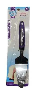 Baked With Love Easy Grip Handle Pie / Cake Server 10 Inch Serrated Edge
