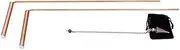 99 9% Copper Dowsing Rods and Pendulum Kit for Effective Decision Making and Exploration