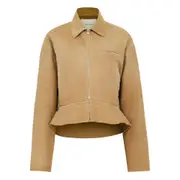 [Jw Anderson] Jw Anderson Flared-hem Jacket XS NEUTRALS