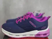 Skechers Glide-Step Women 5.5 Navy Purple – Lightweight Running Shoes (#D2)