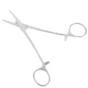 12cm Locking Forceps Curved Hemostat Farm Tool Needle Clamp Suture Needle Holder