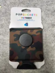 Popsockets PopThirst Can Holder and Swappable Grip Phantom Camo