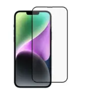iPhone 15 Pro High-Quality Tempered Glass Screen Protector: Full-Screen Cover...