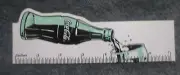 Coca-Cola 7 inch Ruler Plastic Coke Pouring