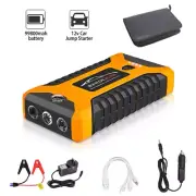 99800mAh 12V Car Jump Starter Pack Booster Charger Battery Power Bank Portable