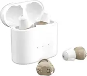 Hearing Amplifers to Aids and Assist Hearing for Seniors & Adults with Noise Cancelling, Rechargeable Invisible In Ear Hearing Amplifiers Aids for Mild to Moderate Hearing Loss, Magnetic