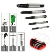 5pcs Damaged Screw Extractor Speed Out Drill Bits Tool Set Broken Bolt Remover✅
