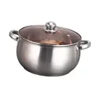 Stainless Steel Stockpot with Lid Small Saucepan for Cooking Eggs Vegetables