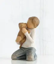 Willow Tree Figurine Kindness A Boy and His Dog By Susan Lordi 26217