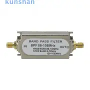 88-108MHz Band Pass Filter FM Frequency Modulation Filter RF LC Filter