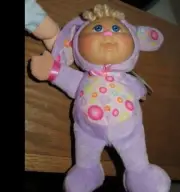 Cabbage Patch Kids Cuties Purple Easter Bunny Plush Doll 2010 10"