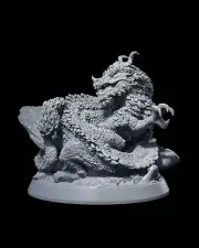 Majestic Eastern Dragon Miniature For DnD Pathfinder Fantasy RPG TTRPG Tabletop