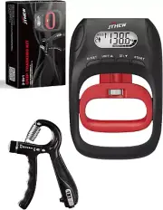 Grip Strength Tester Trainer - Electronic Hand Dynamometer of 400Lbs/180Kg & Gri