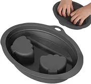 Nail Soaker Bowl, Manicure Hand Basin, Silicone Manicure Nail Remover Soaking Basin for Women, Girls, Home, Travel, Spa, Salon