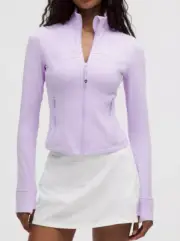 LULULEMON DEFINE JACKET CROPPED NULU~LAVENDER FROST~0-2-4-6-8-10-12-14~NWT