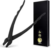 Hanafubuki Wazakura Hand Forged Bonsai Pliers Made in Japan 8.25inch(210mm), Bonsai Training Wire Plier, Japanese Garden Tool- Black