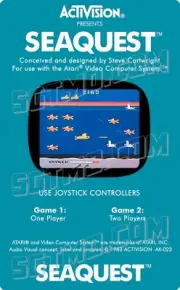Atari 2600 Replacement Label - Seaquest