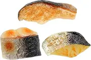 ORFOFE 3Pcs Artificial Seafood Models Realistic Fish Blocks for Dinning Table Ornament Shop Window Decor Vivid Creative Design for Home Restaurant and Mall Display