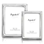 Argento Double Bead Sterling Silver Frame, 4 x 6