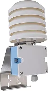 Temperature Humidity Sensor,IP65 Rating, Outdoor Monitoring Sensor with Water Proof Strips, Casing, Integrative Louver Box Design, Applicable for Agricultural, Meteorology, Railway