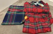 BNWT Peter Alexander Christmas Tartan Summer Set - SIZE 14 Kids