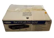 Go-Video DDV9450 Dual-Deck VHS VCR Recorder Player NEW OPEN BOX