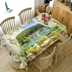 Handsome Peaks 3D Tablecloth Table cover Cloth Rectangle Wedding Party Banquet