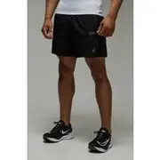 Mens Black Man Active Stretch Woven 2in1 Shorts