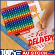 Multiplication Flash Cards+Pop Fidget Chart-156Hole Punched Math Game Xmas Gift