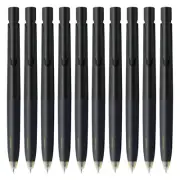 Oil-based ballpoint pen Bren 0.5mm cat hair color black shaft 10 Pieces B-BAS88-