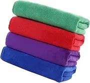 CATIEBYE 4 Pieces Kitchen Dishcloths Microfiber Cleaning Wipes Absorbent Dish Rags Soft for Easy Cleaning