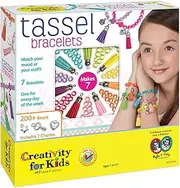 Creativity For Kids (FCAE9) 1852000 Creativity for Kids Tassel Bracelets Fashion Craft Building Kit for Kids
