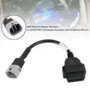 OBD2 6 Pin Diagnostic Plug Adapter For SUZUKI Motorcycle Scooter ATV Cable