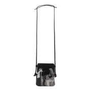 [Y's] Collage Print Metal Clasp Bag