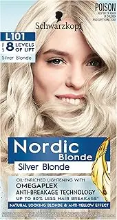 Schwarzkopf Nordic Blonde, Hair Lightener, L101 Silver Blonde