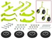SP1 ProTec Ski Dolly System w Premium Wheels for 6.5 to 10in Wide Skis