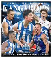 2024 North Melbourne kangaroos Afl football team poster,FREE POST,bargain 2