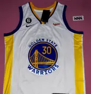 Golden State Warriors NBA #30 Curry White Jersey XXL 54 QLD Seller