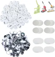 500 Sets 25Mm(1 Inch) Blank Pin Back Button Parts for Button Maker Machine 25Mm,