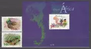 Angola Correo Yvert 1505/6+Hb 93 ** Mnh Intrumentos musicales