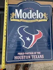 2024 Houston Texans H-Town Metal Sign Modelo Tacker