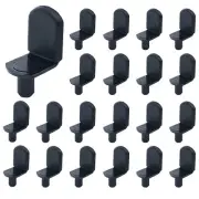 Shelf pins 40pcs L-Shaped Clips 1/4 Inch Shelf Support Pegs for Glass Support...